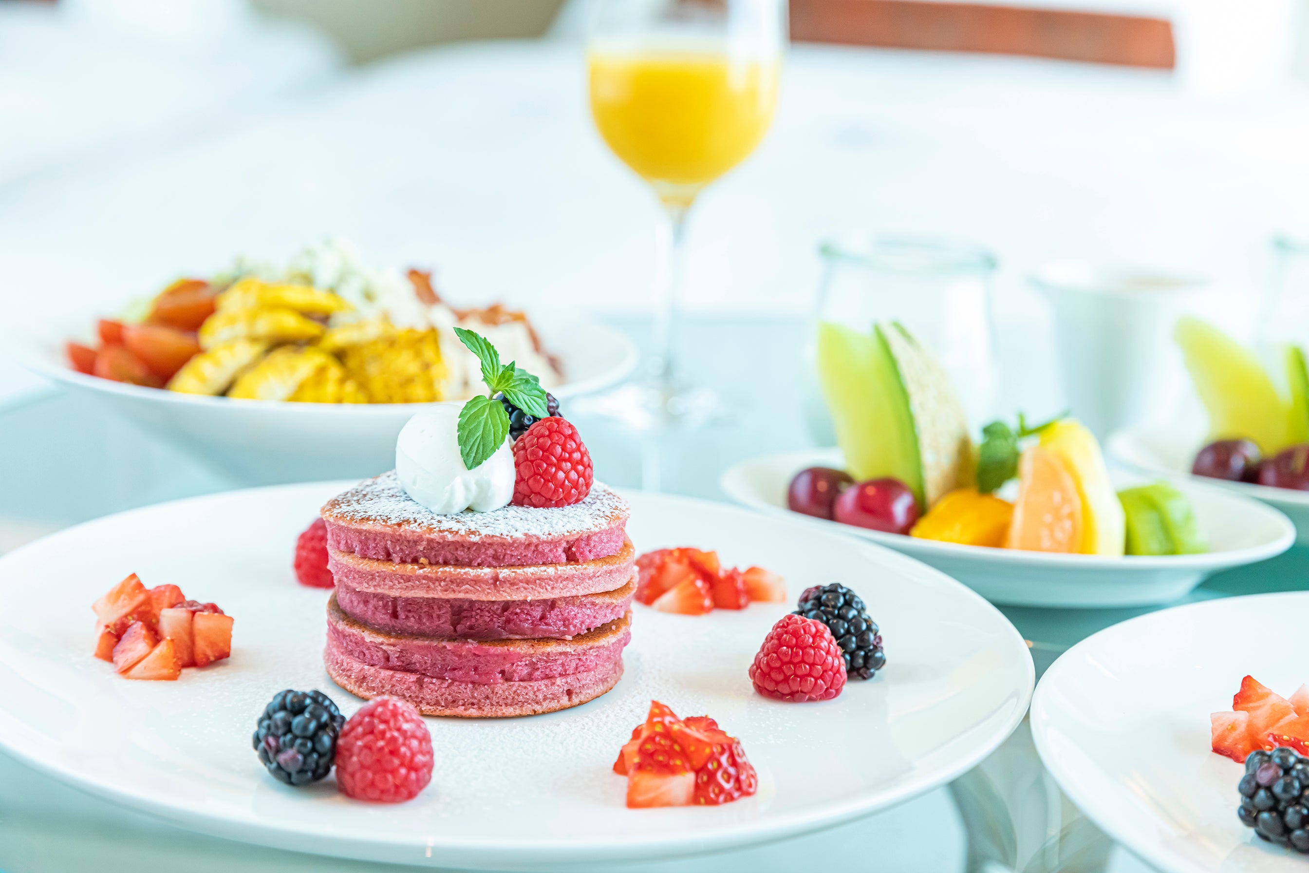 JOURNEY to HAWAII 2022 In-Room Gourmet Stayピンクパレスパンケーキイメージ
