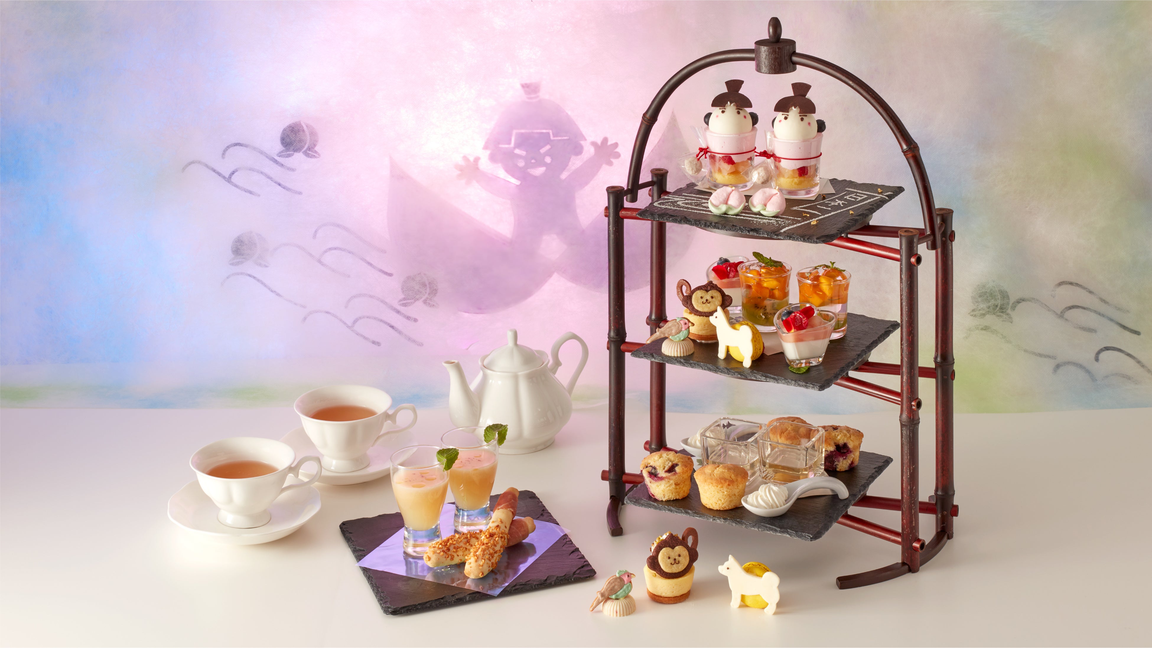 日本昔話アフタヌーンティーセット～桃太郎～