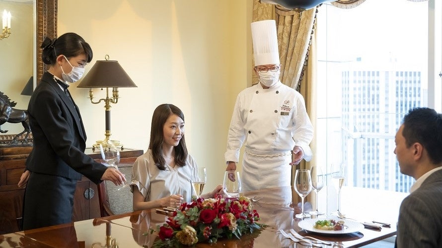 シティロイヤルスイートルーム ダイニングで味わうディナーコース