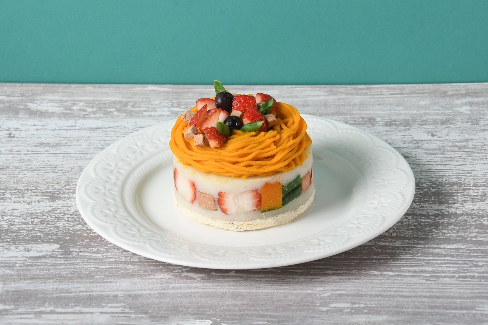 ワンちゃん用バースデーケーキ イメージ(アットテラス製作)