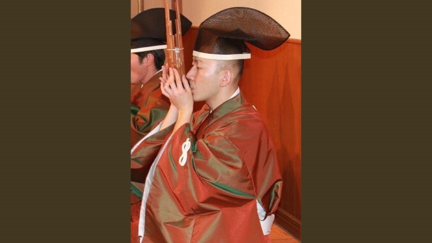 雅楽の演奏 イメージ