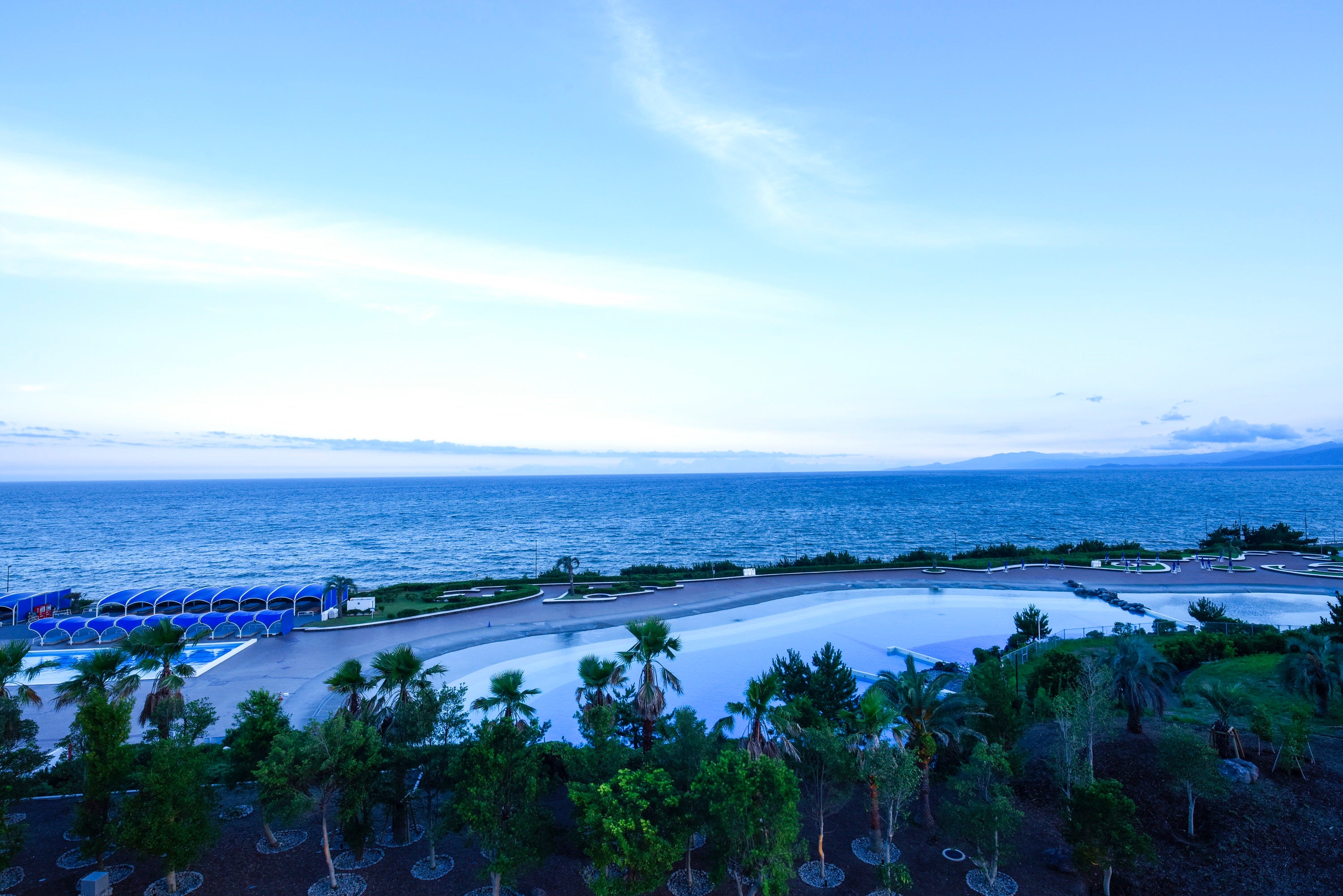 スパフロアからの景色