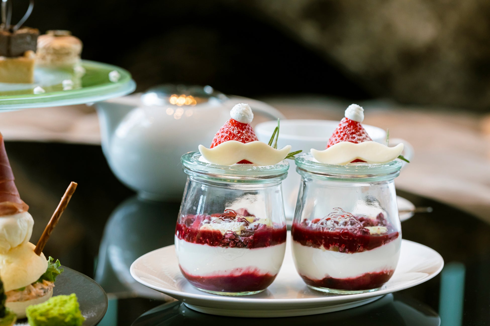 Jolly Christmas アフタヌーンティー ~with Teddy Bear~ グラススイーツ イメージ