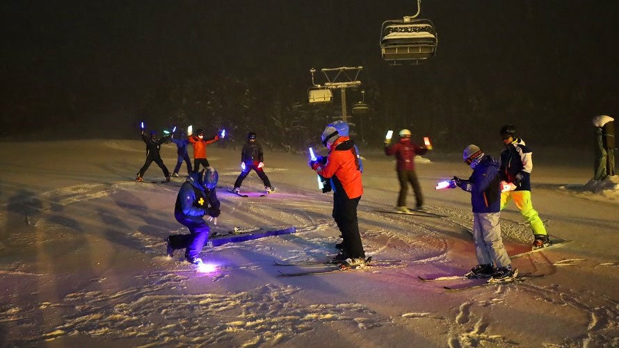 カラートーチ滑走（イメージ）