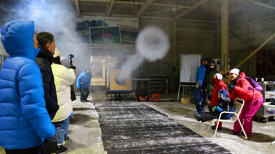 巨大空気砲実験