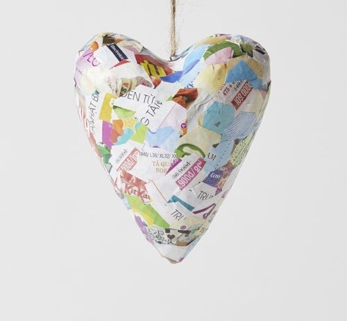 リサイクルペーパーオーナメント