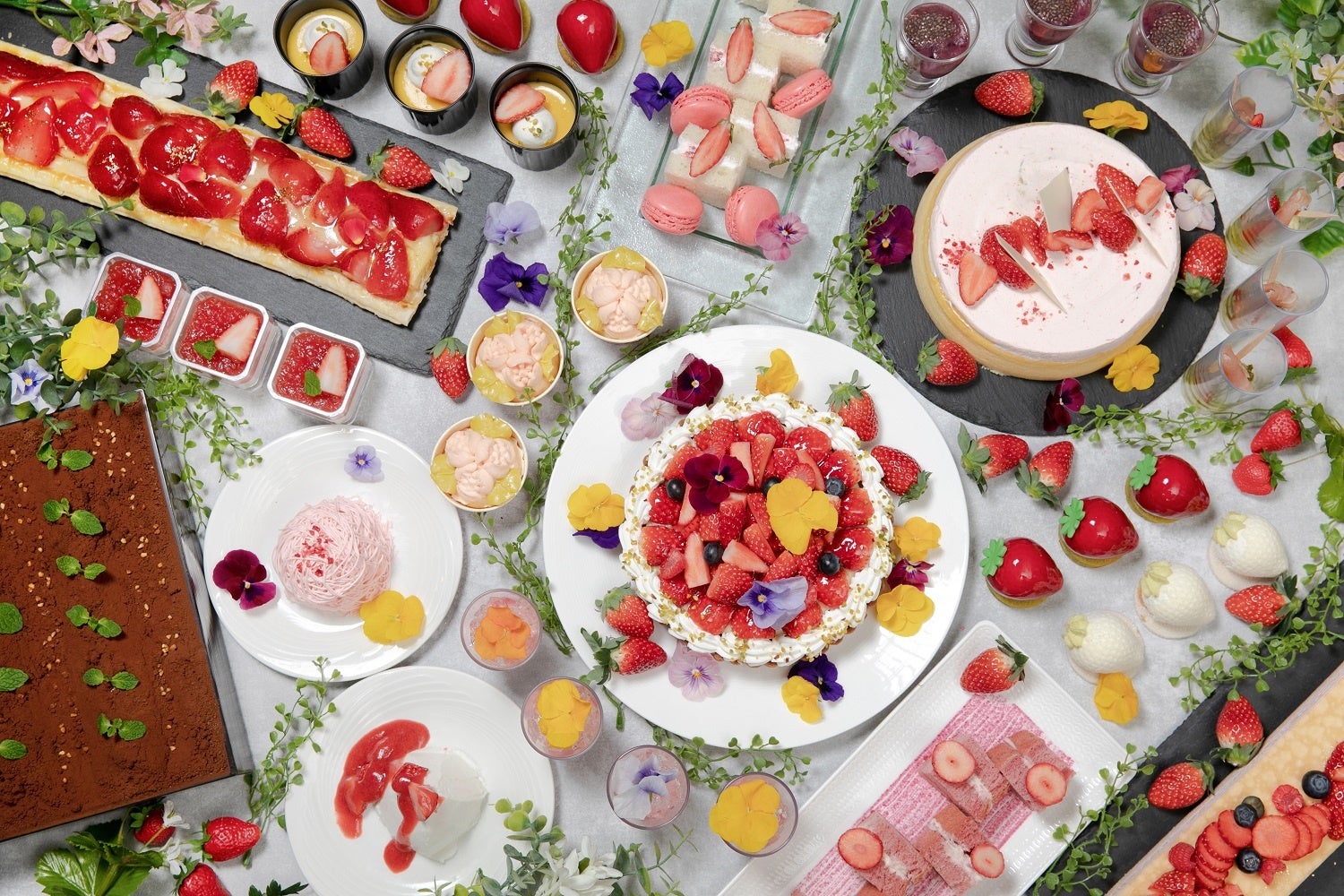 ストロベリースイーツブッフェ(イメージ)