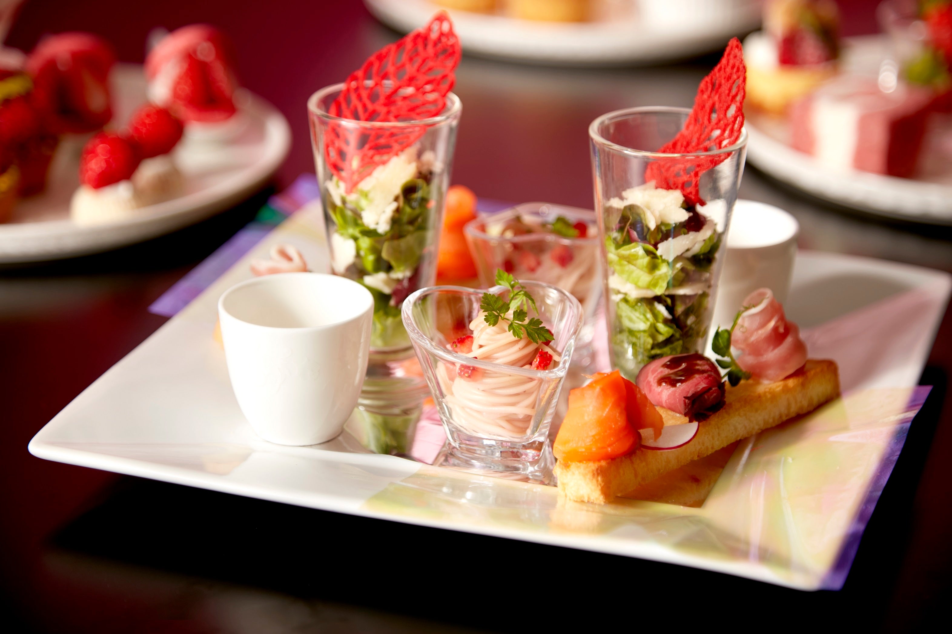 いちごアフタヌーンティーセット セイボリー イメージ