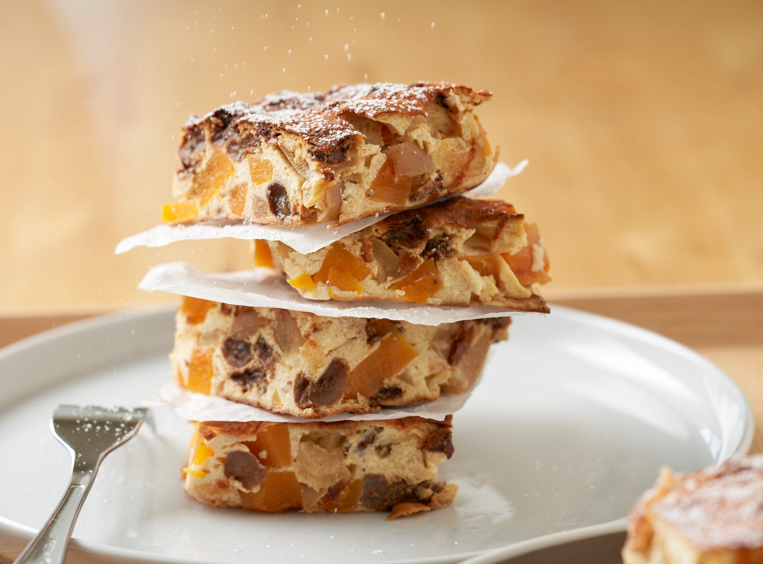 「カッテージチーズのフルーツケーキ