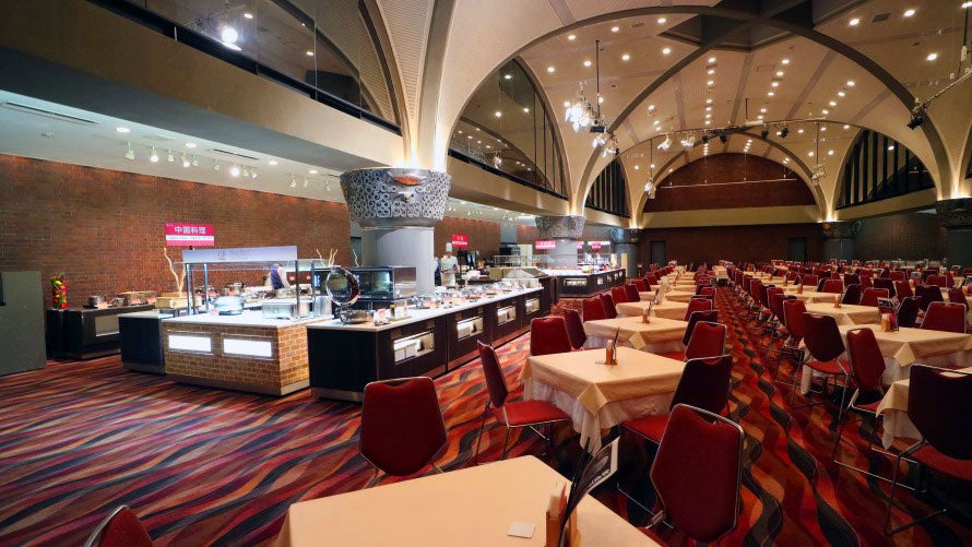 ディナーブッフェ会場内