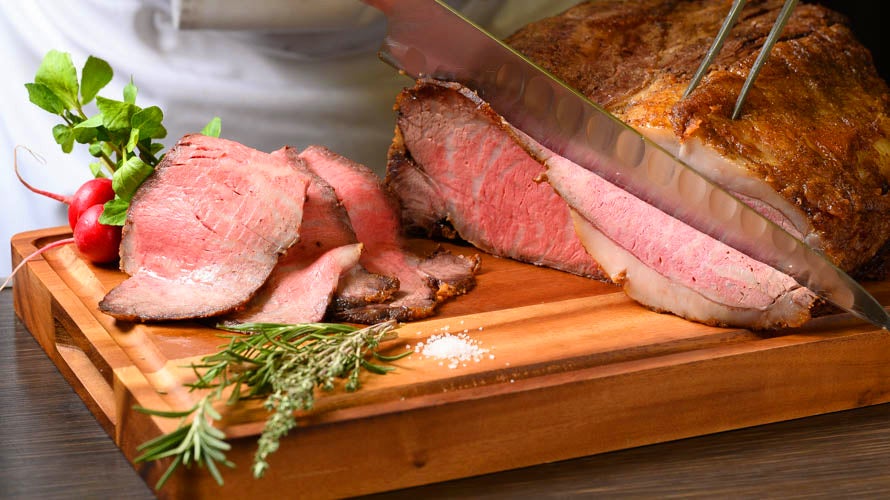 国産牛サーロインのローストビーフカッティングサービス