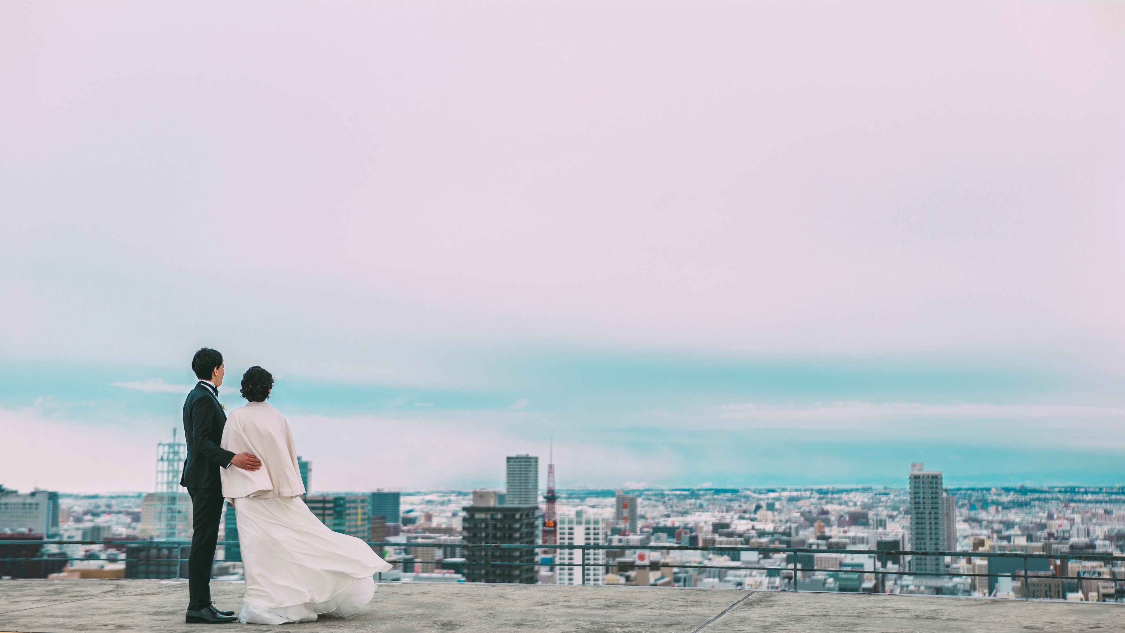 唯一無二の絶景ブライダル前撮り写真（イメージ）