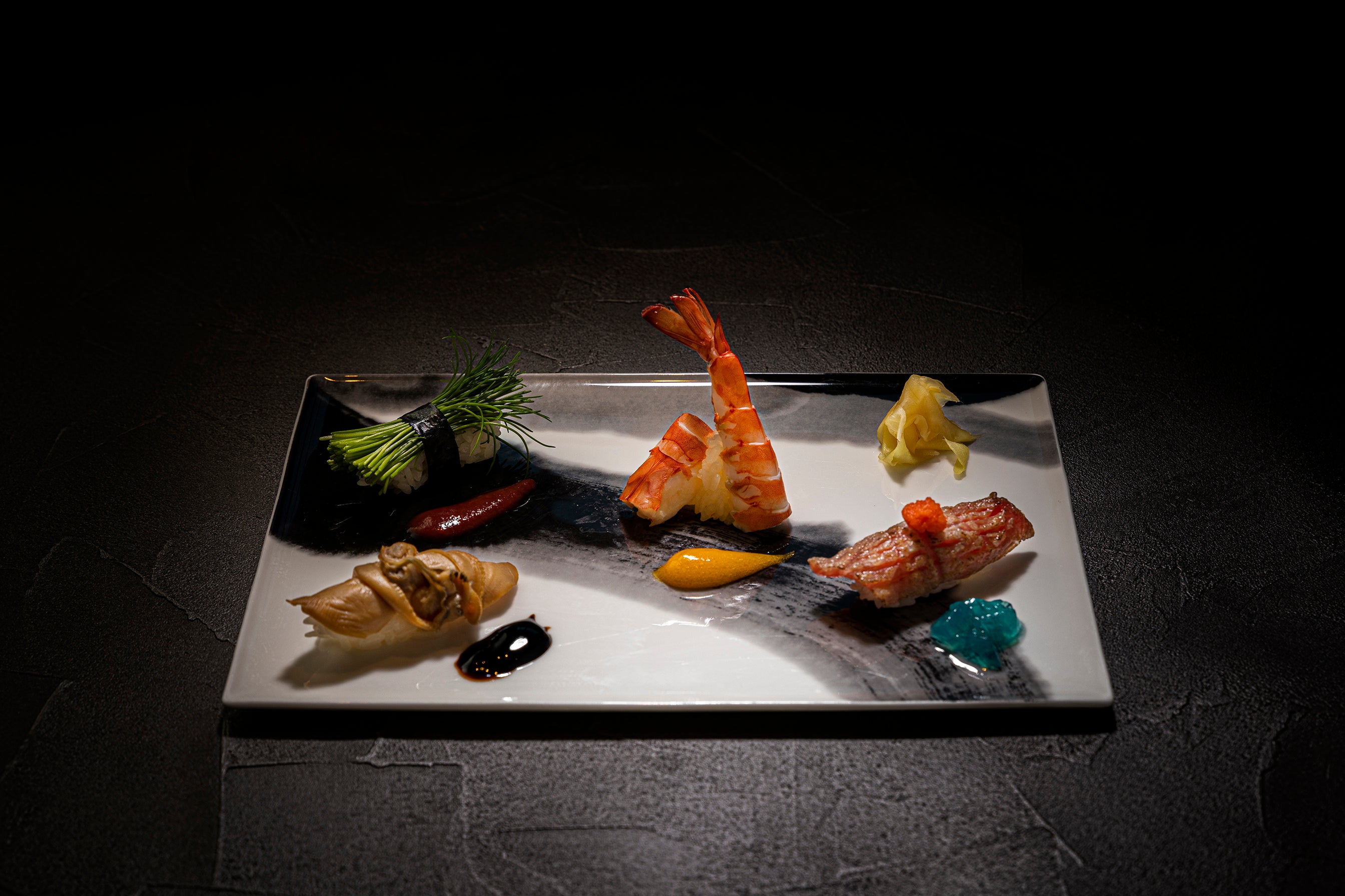 酢で味わう握り寿司 イメージ 