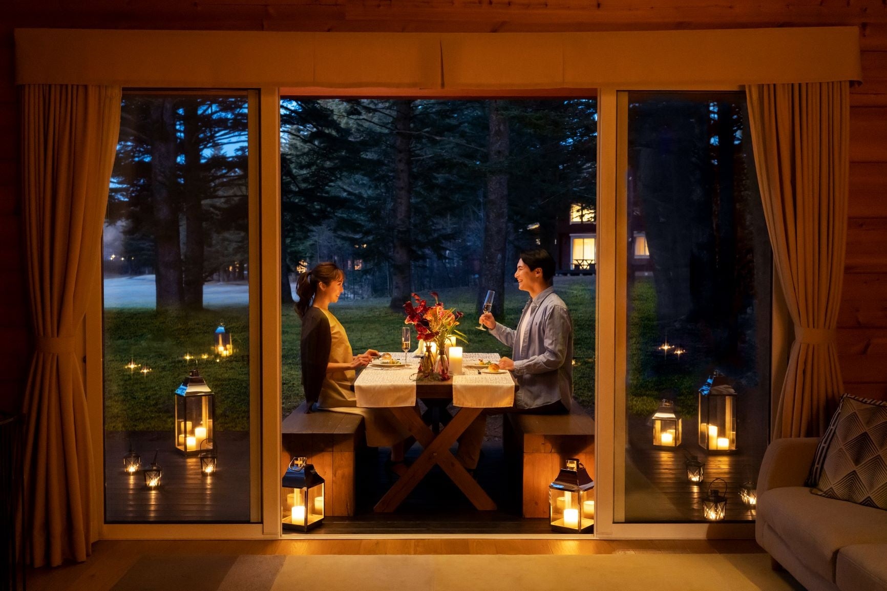 ロマンチックディナー（イメージ）