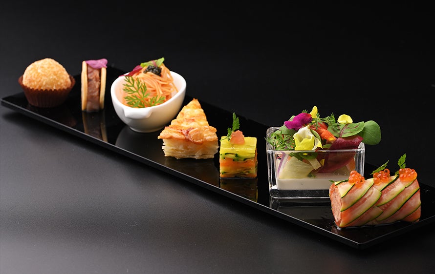 コース仕立てのセイボリー