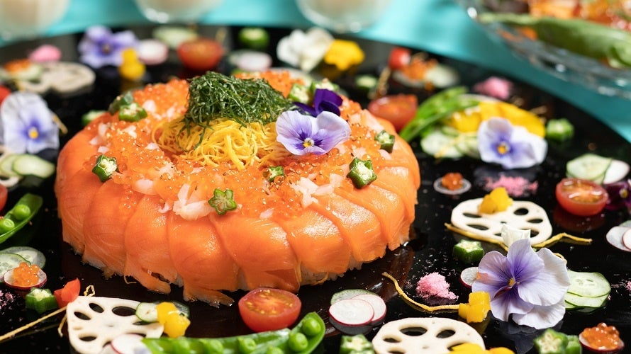 夏ちらし寿司 花火仕立て