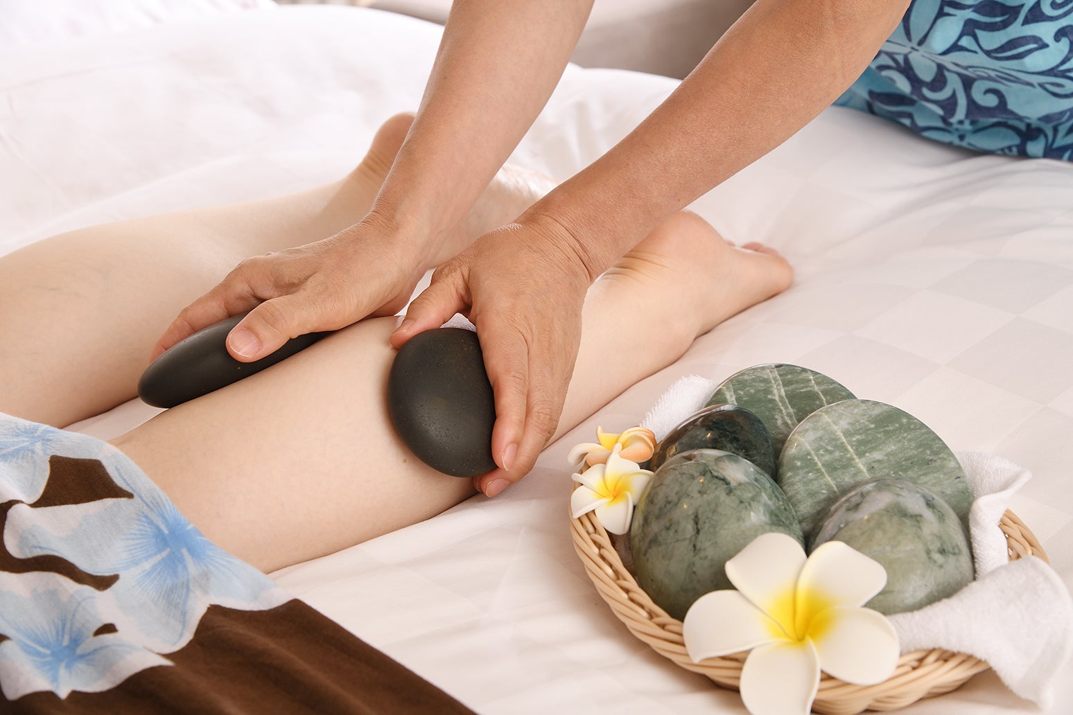 ホットストーン・ヒーリングコースご利用イメージ