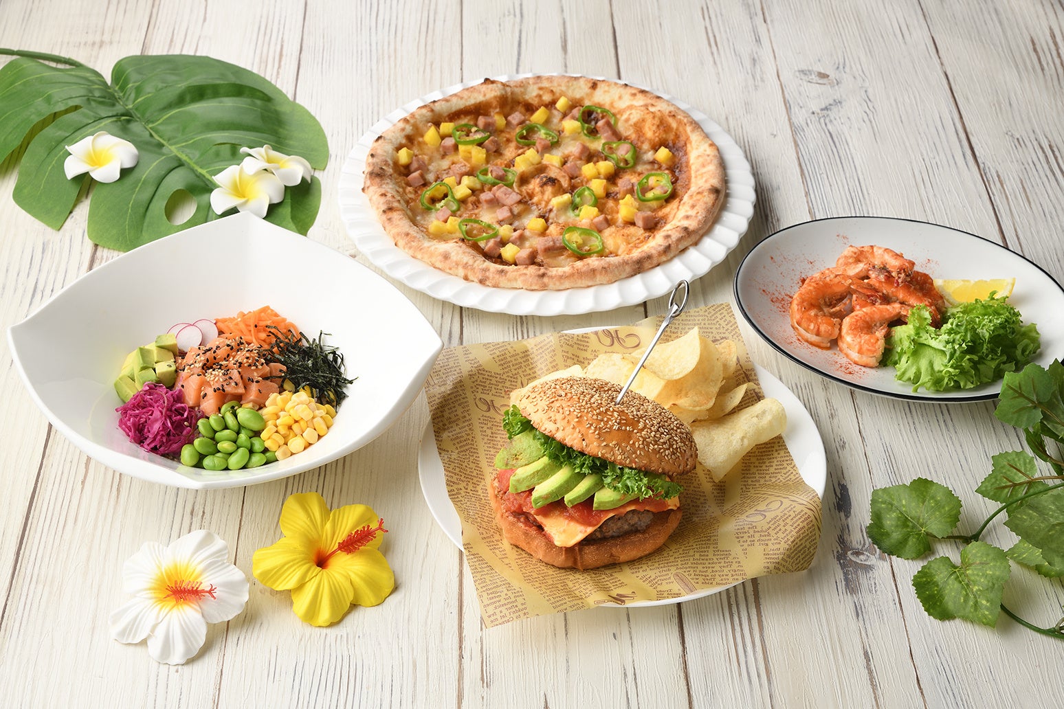 ハワイアンメニュー各種（イメージ）