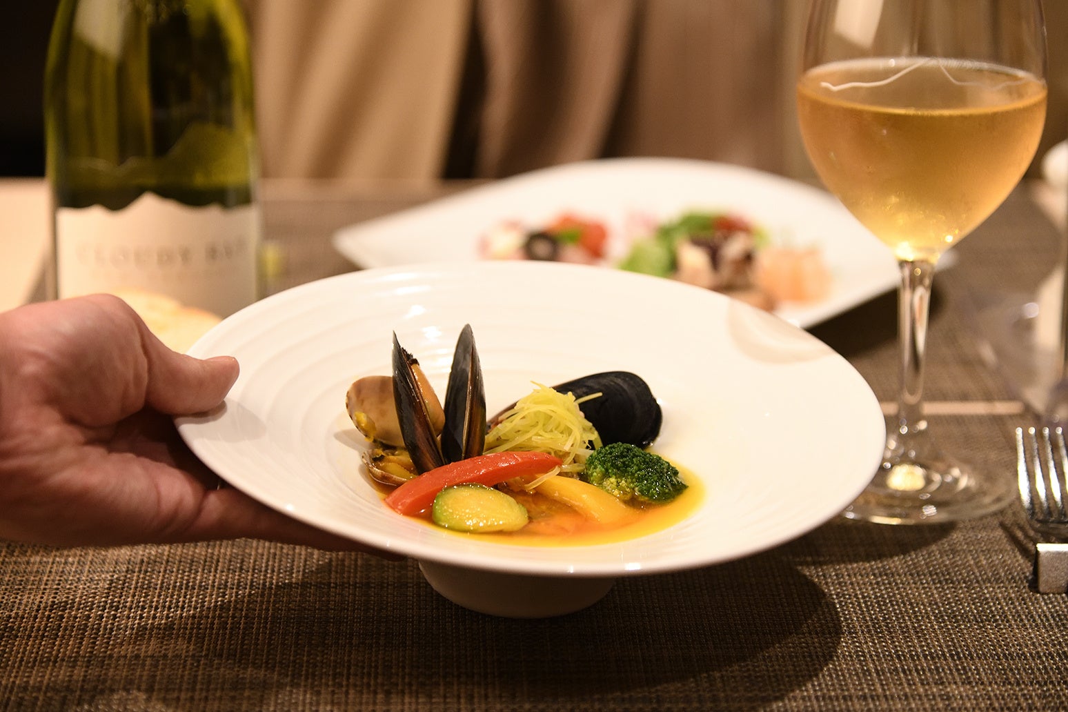 クラウディー ベイ ペアリングディナーコース　ご利用イメージ