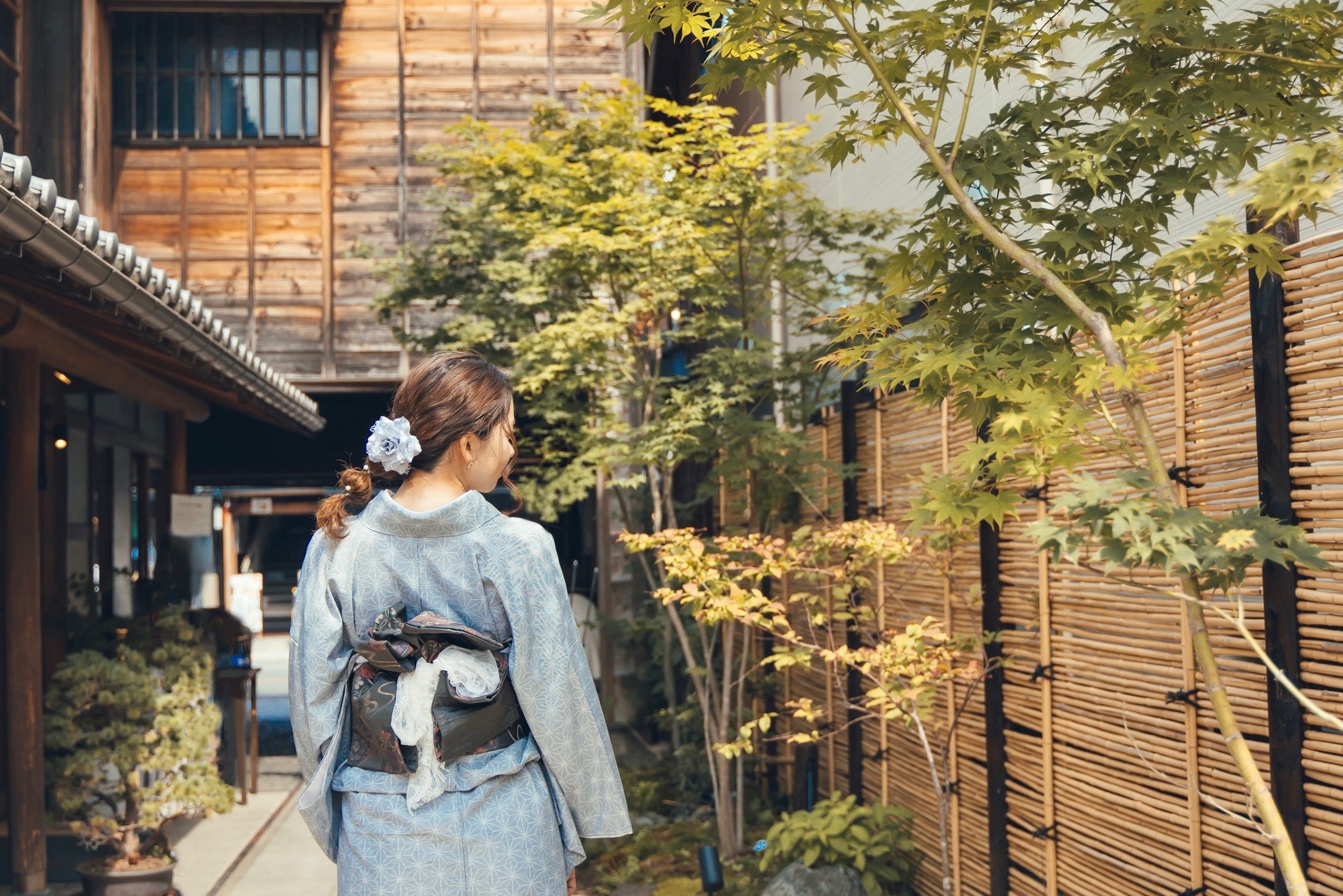 着物で散策イメージ