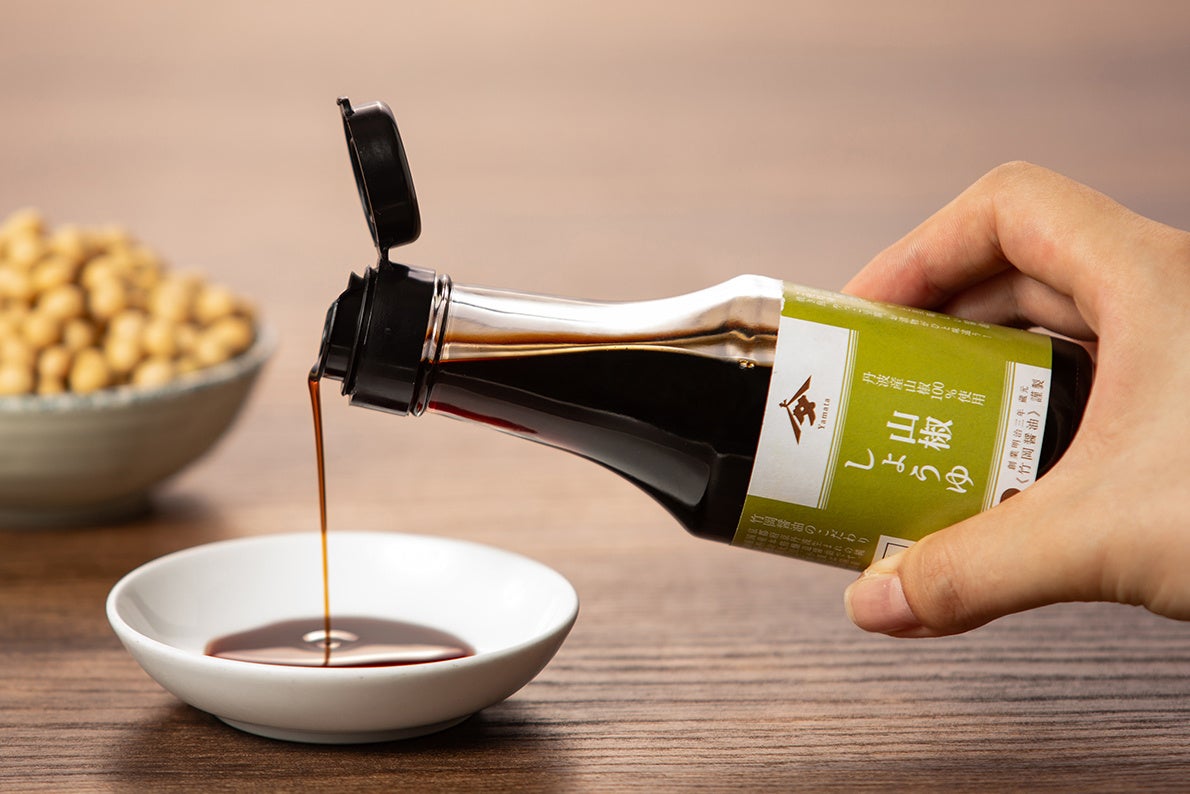 「竹岡醤油」の山椒しょうゆ