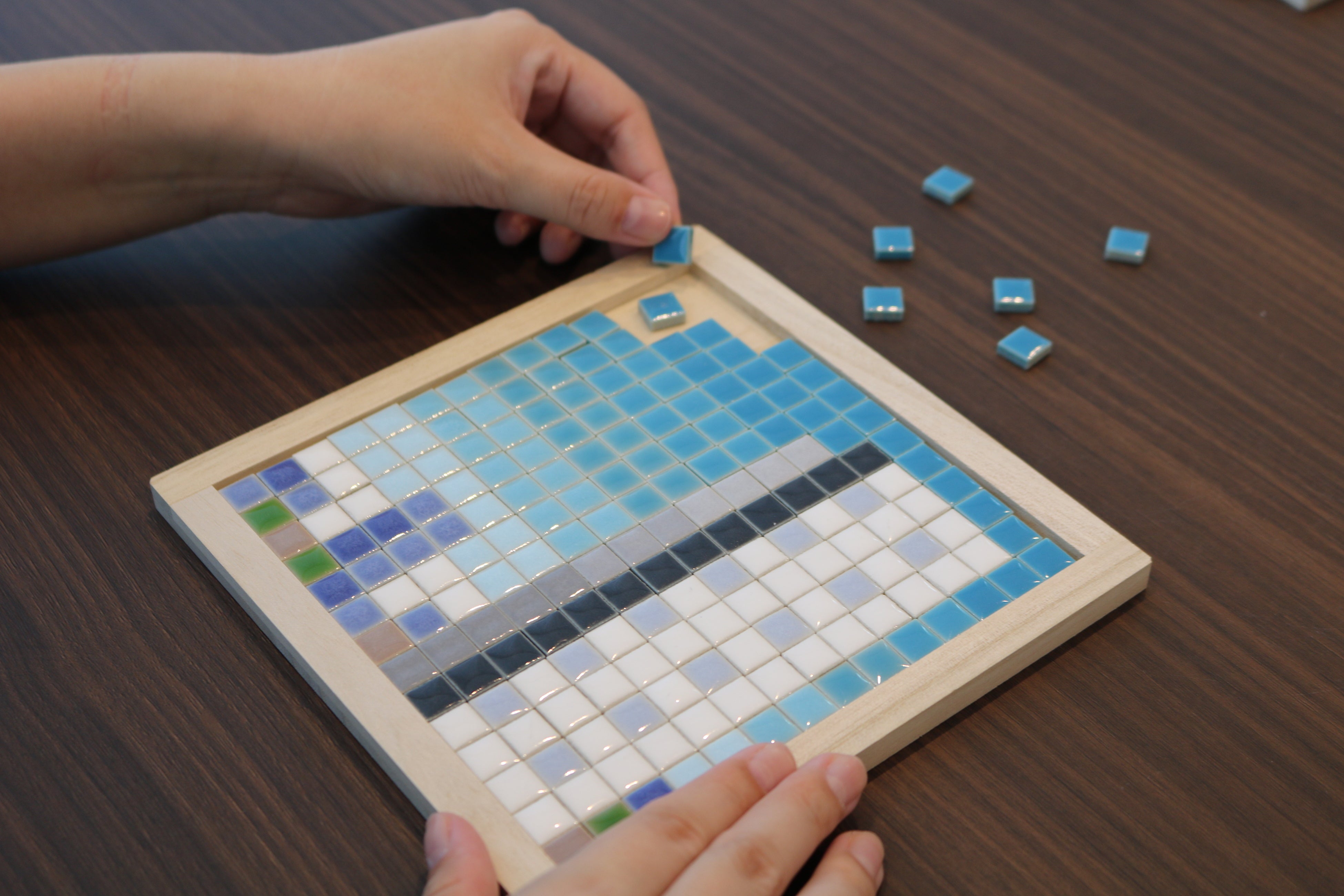 モザイクタイルアート制作