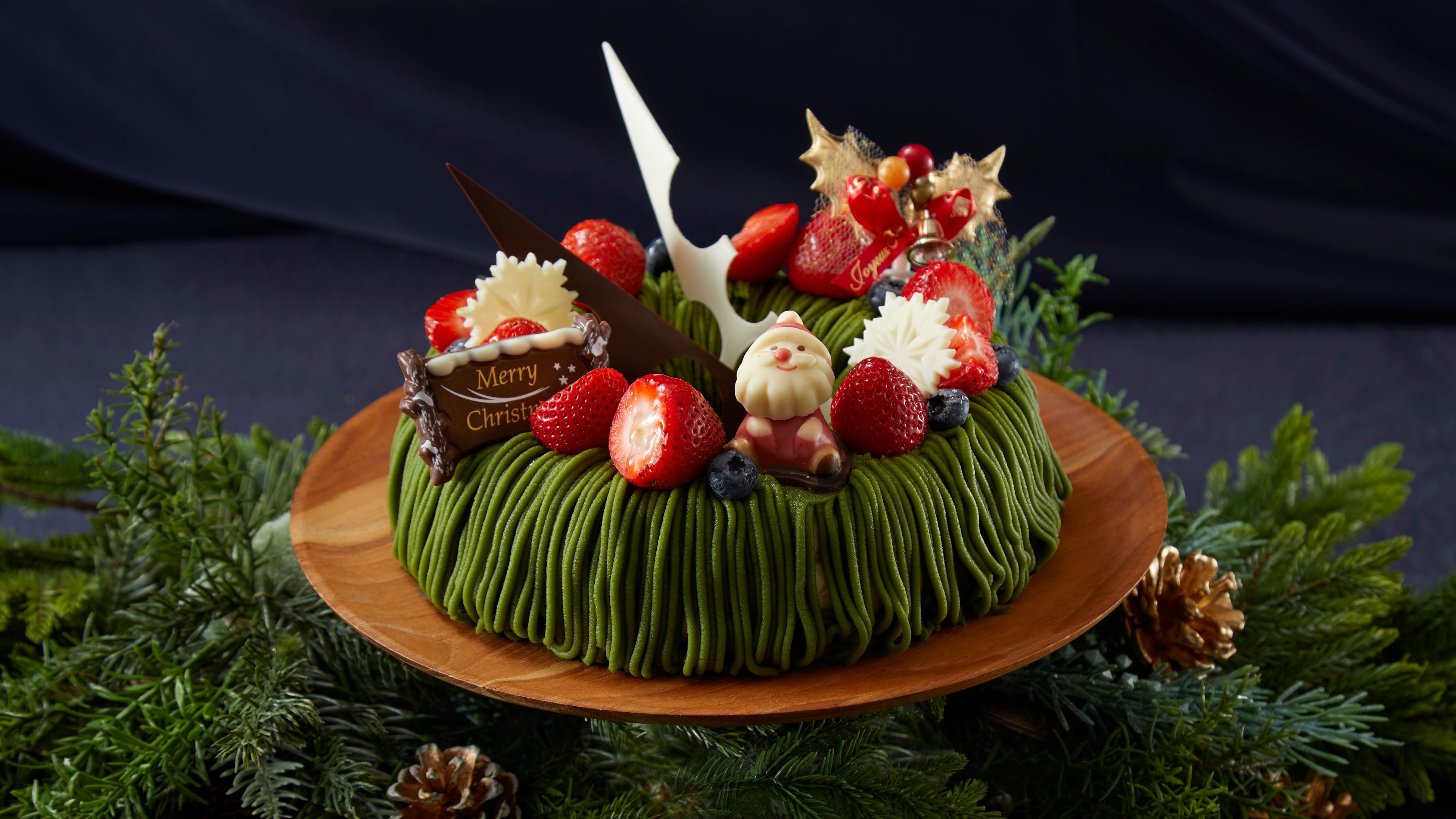 河越抹茶のリースケーキ イメージ