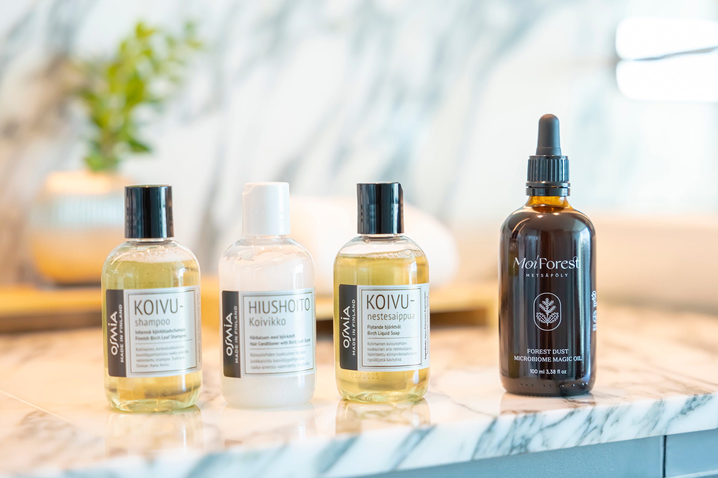 「Osmia」リキッドソープキット、「Moi Forest」フォレストダストオイル イメージ