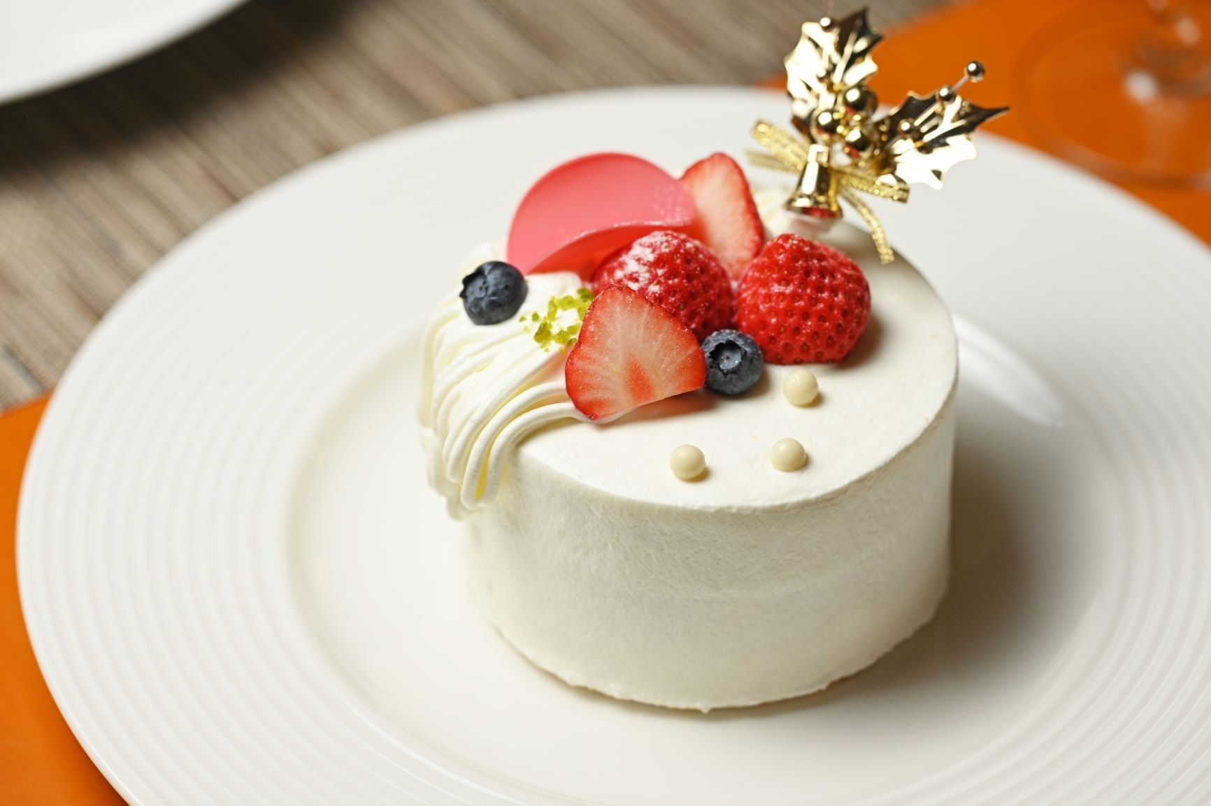 ポイント２.デザートはクリスマスケーキ