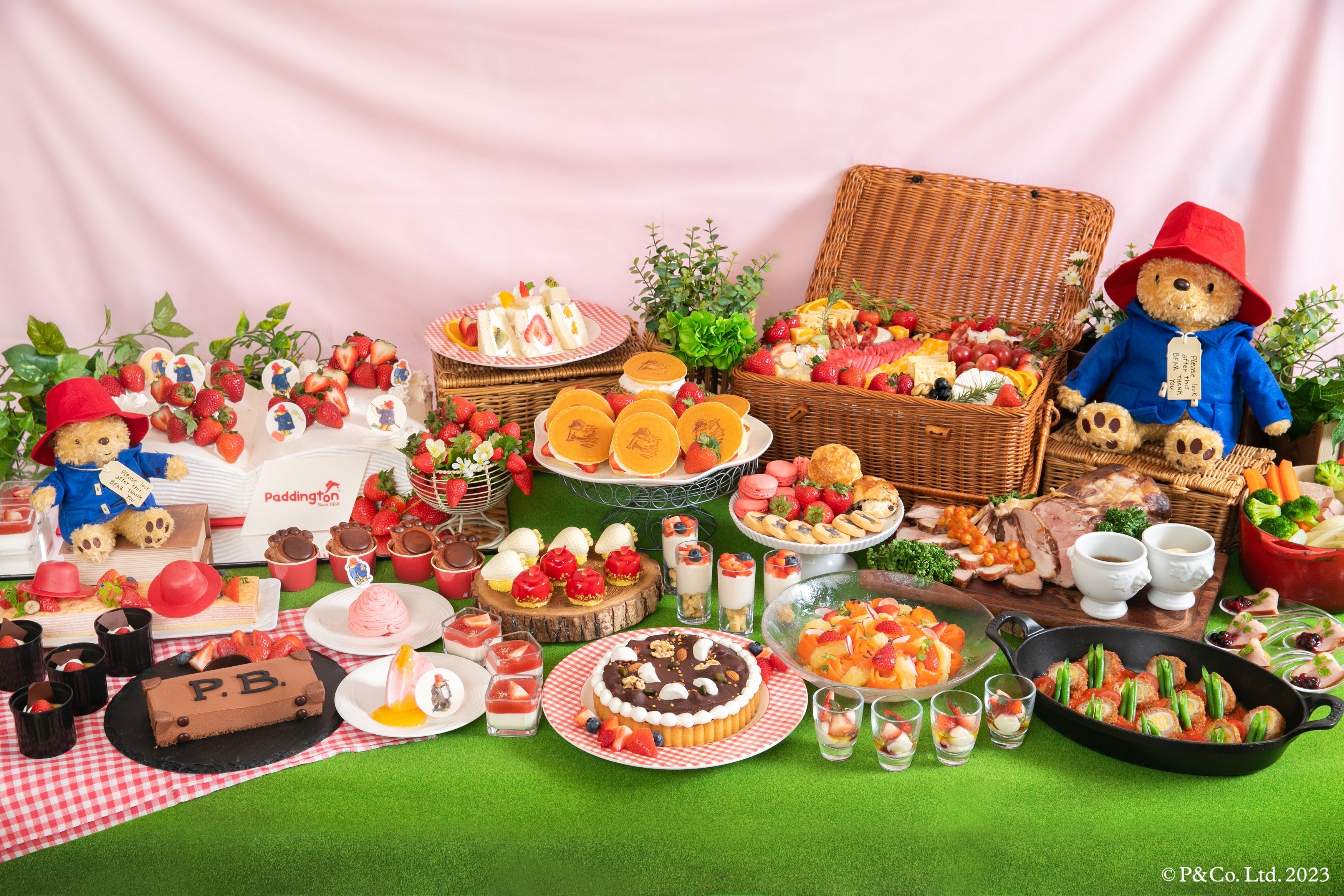 パディントン™ストロベリースイーツブッフェ（イメージ）