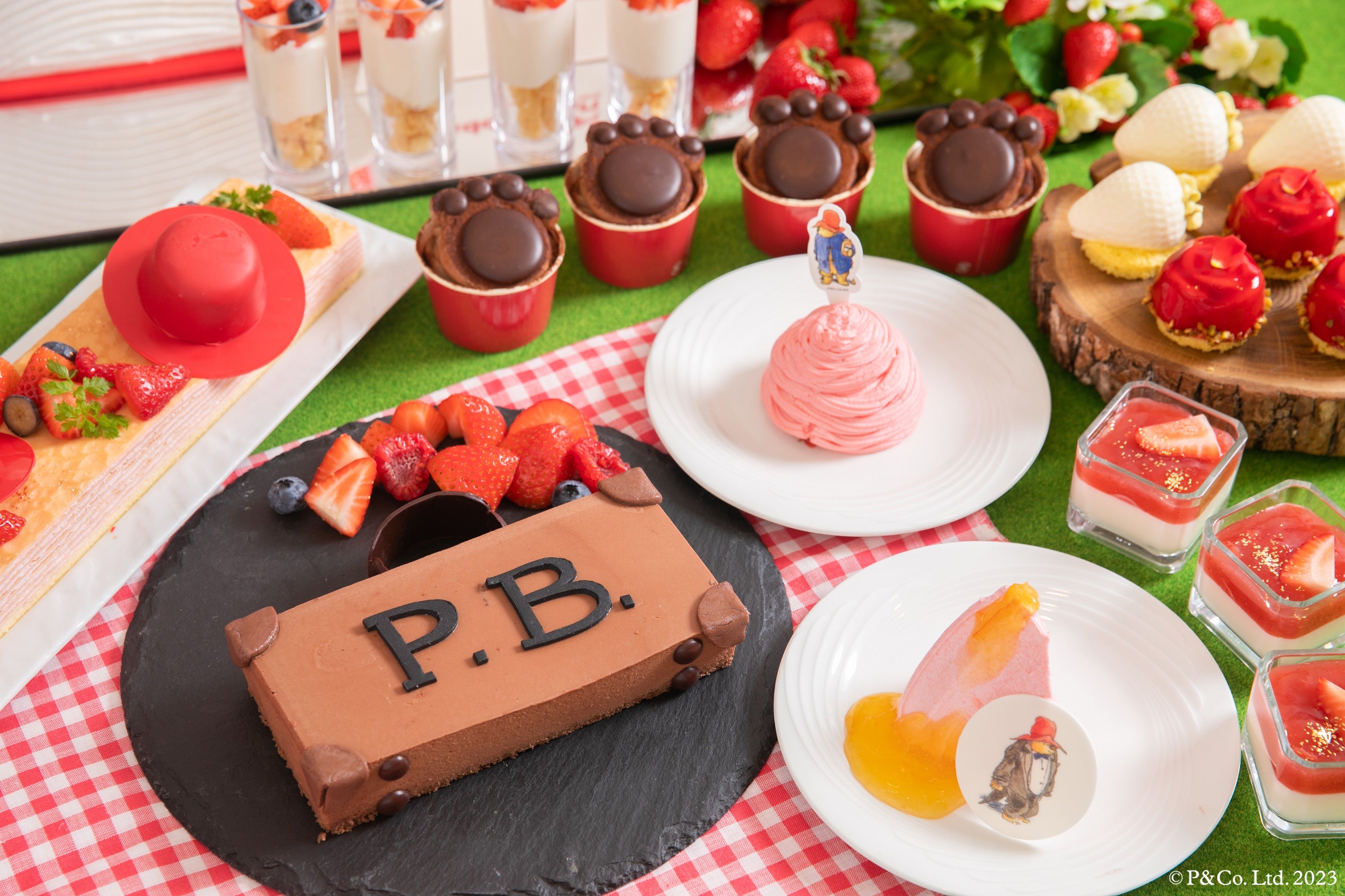 パディントン™ストロベリースイーツブッフェ（イメージ）