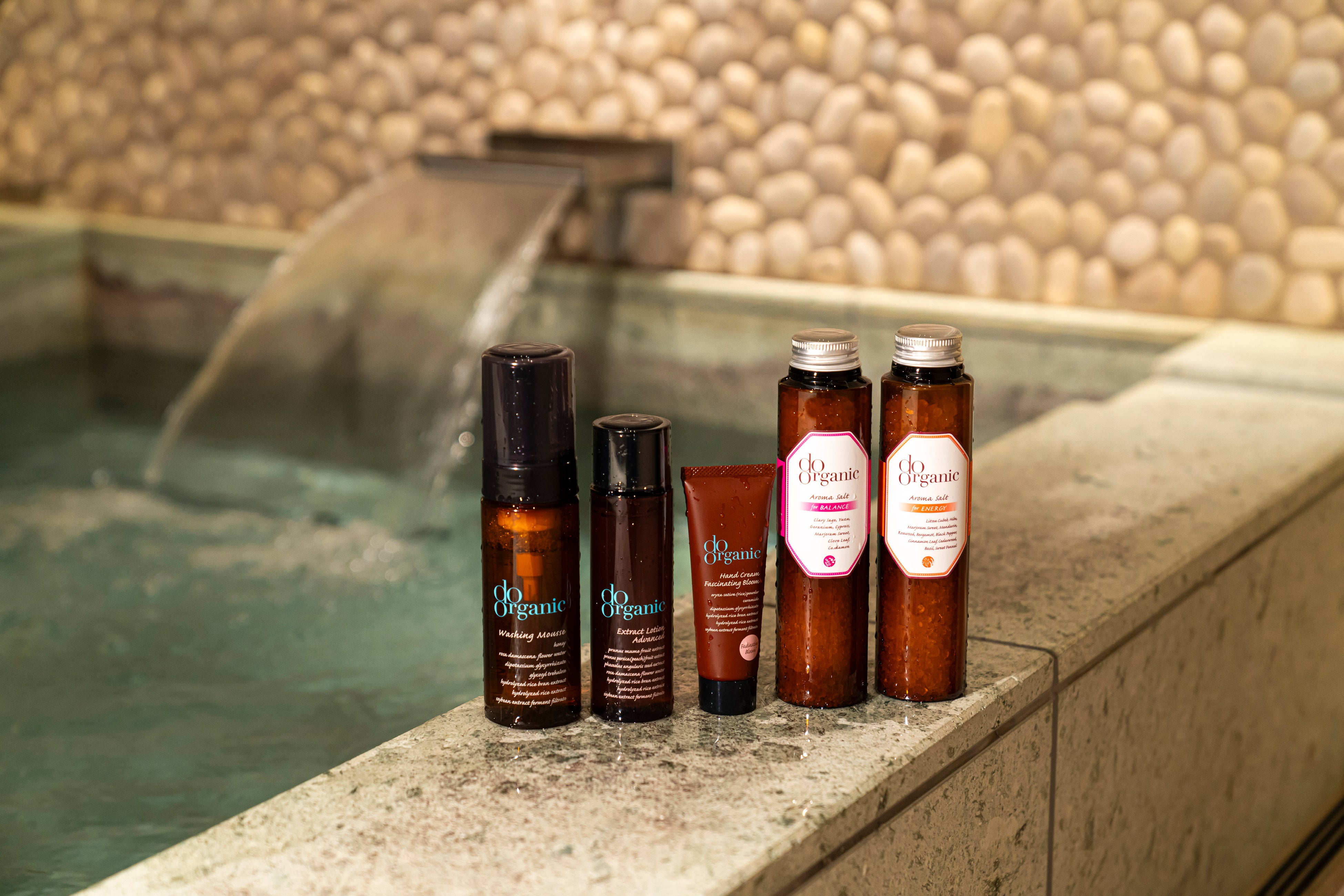 【プライベートバス】天井の高く広々とした開放的な空間で90分間の温活とオーガニックコスメでのセルフケア