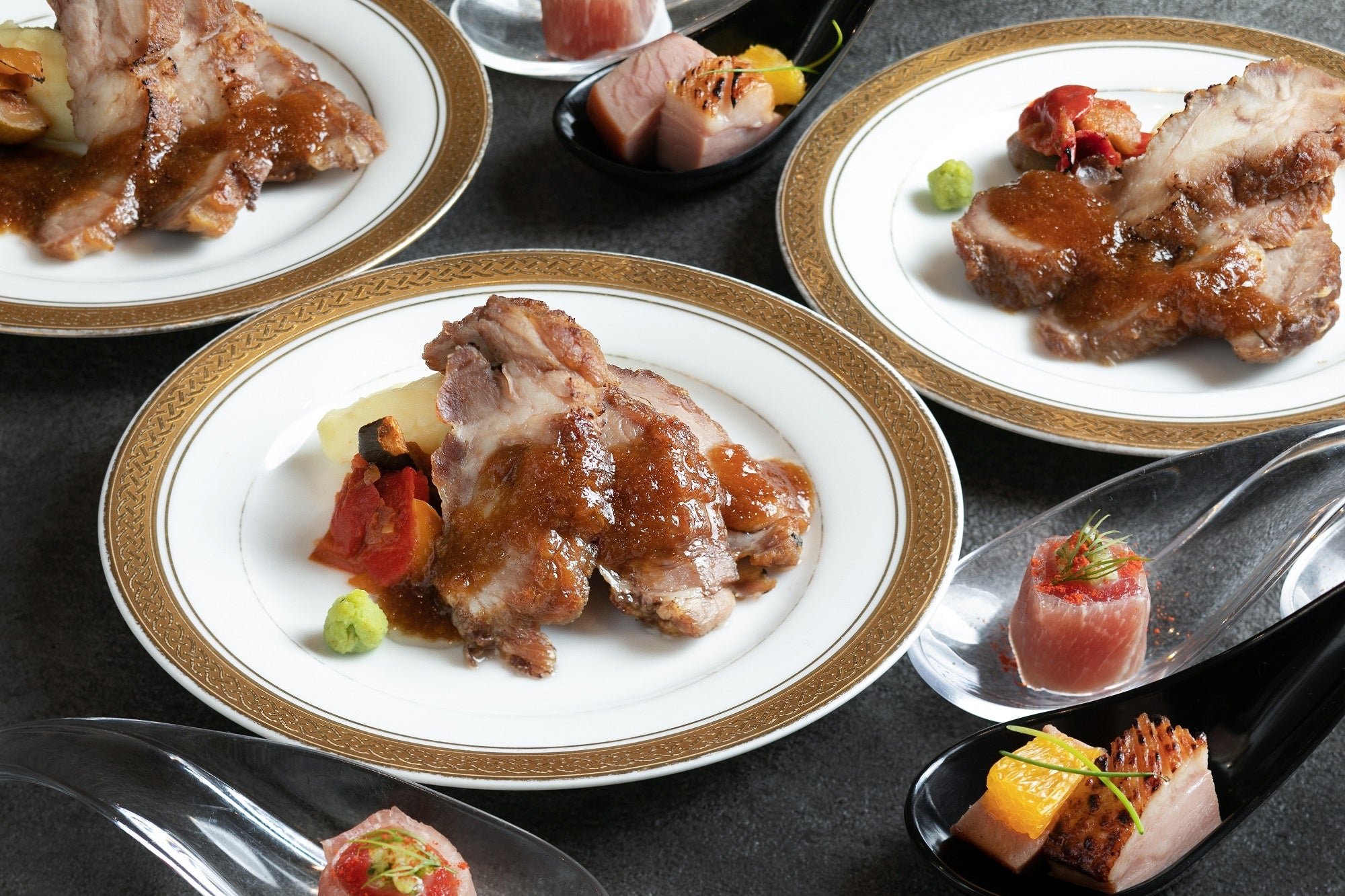 国産豚“緑茶豚”を使用した「ポークソテー」(イメージ)