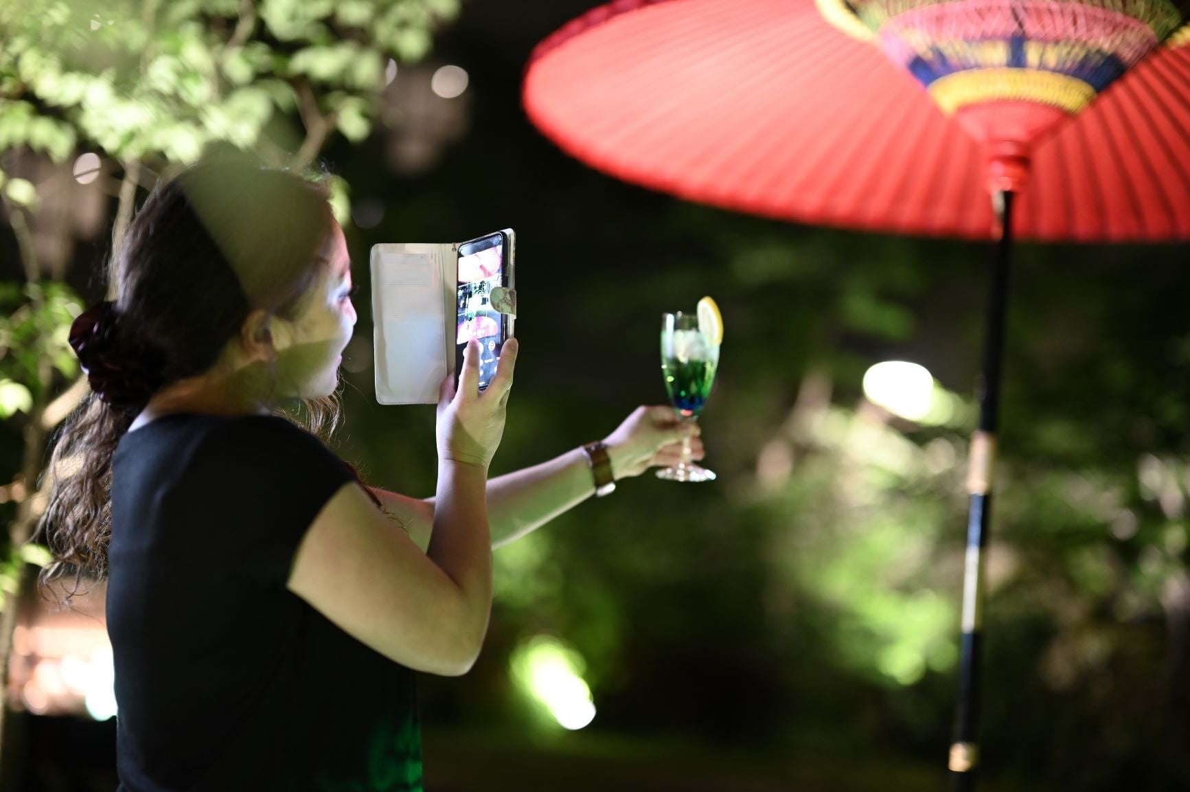 中庭がPHOTOスポットに。