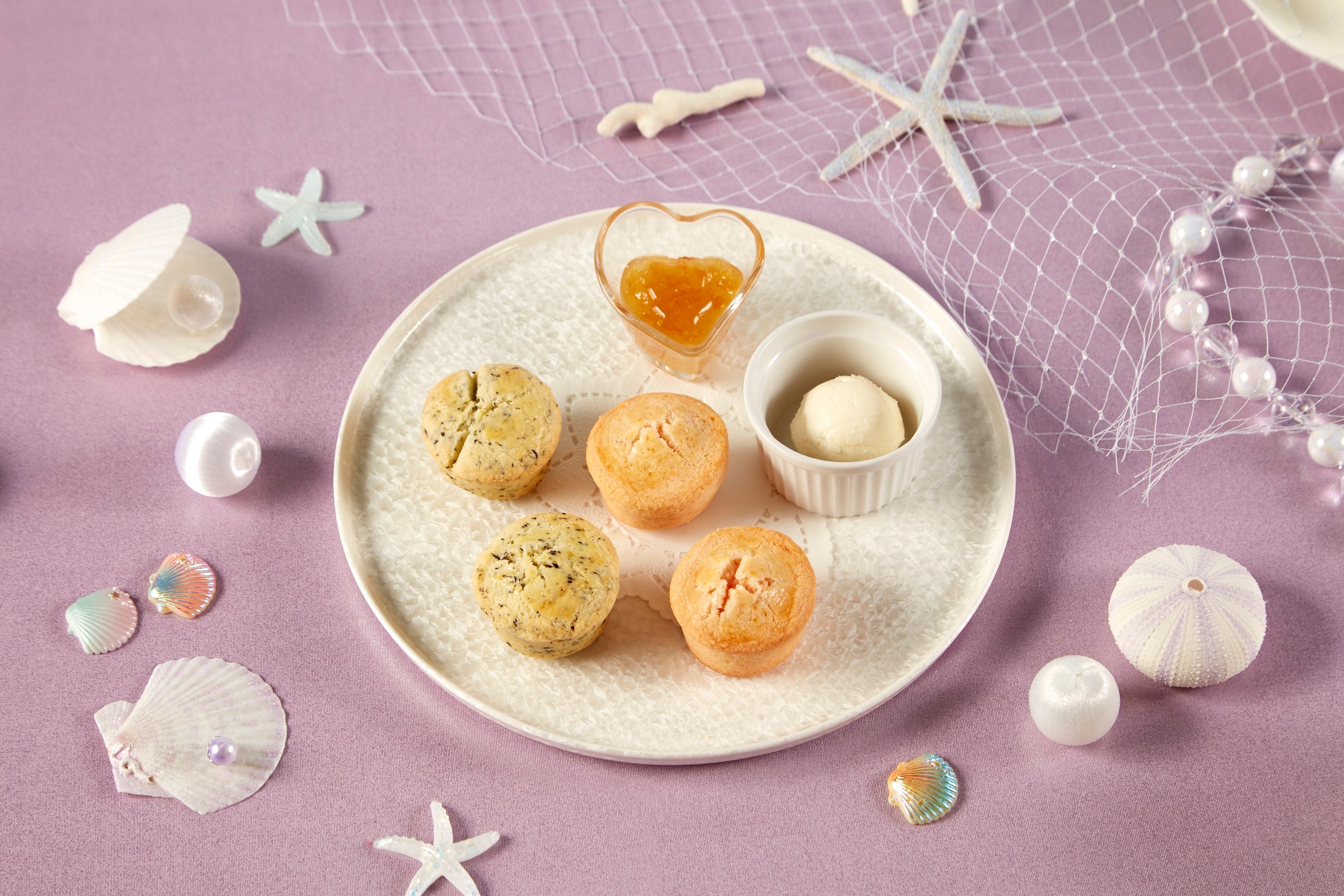 Mermaid Afternoon Tea Set ～sound of the sea～ スイーツ イメージ