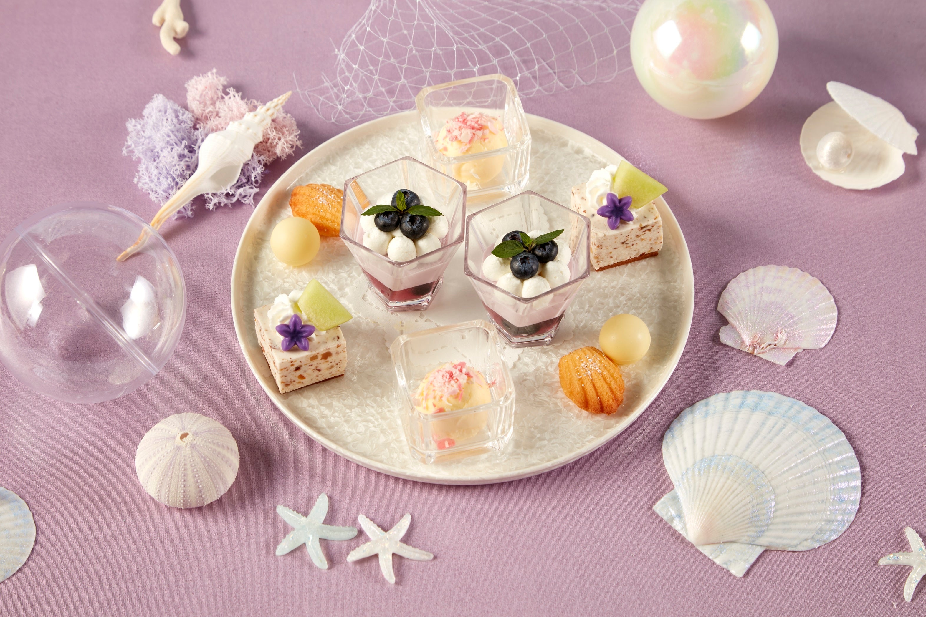 Mermaid Afternoon Tea Set ～sound of the sea～ スイーツ イメージ