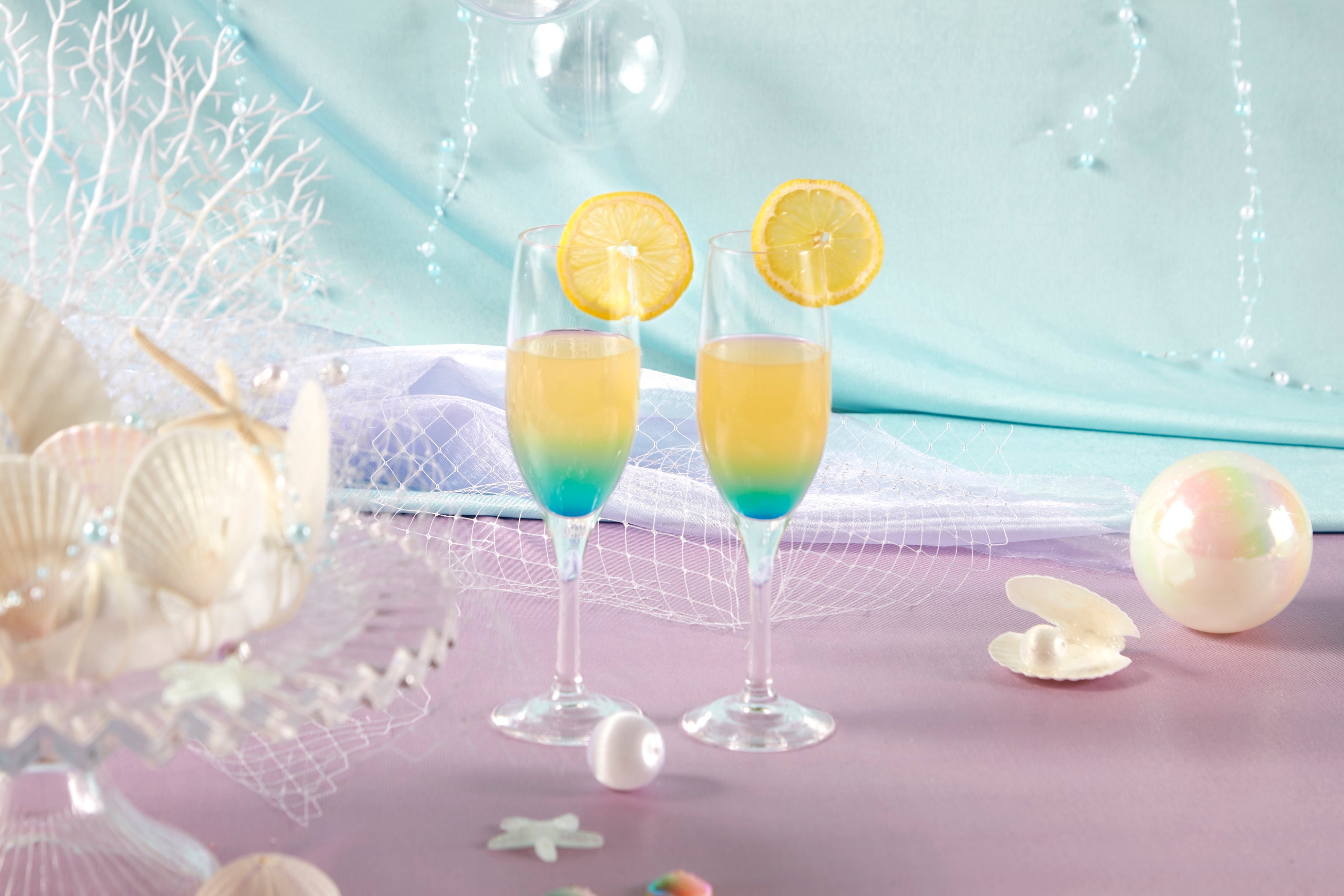 Mermaid Afternoon Tea Set ～sound of the sea～ ウエルカムドリンクイメージ