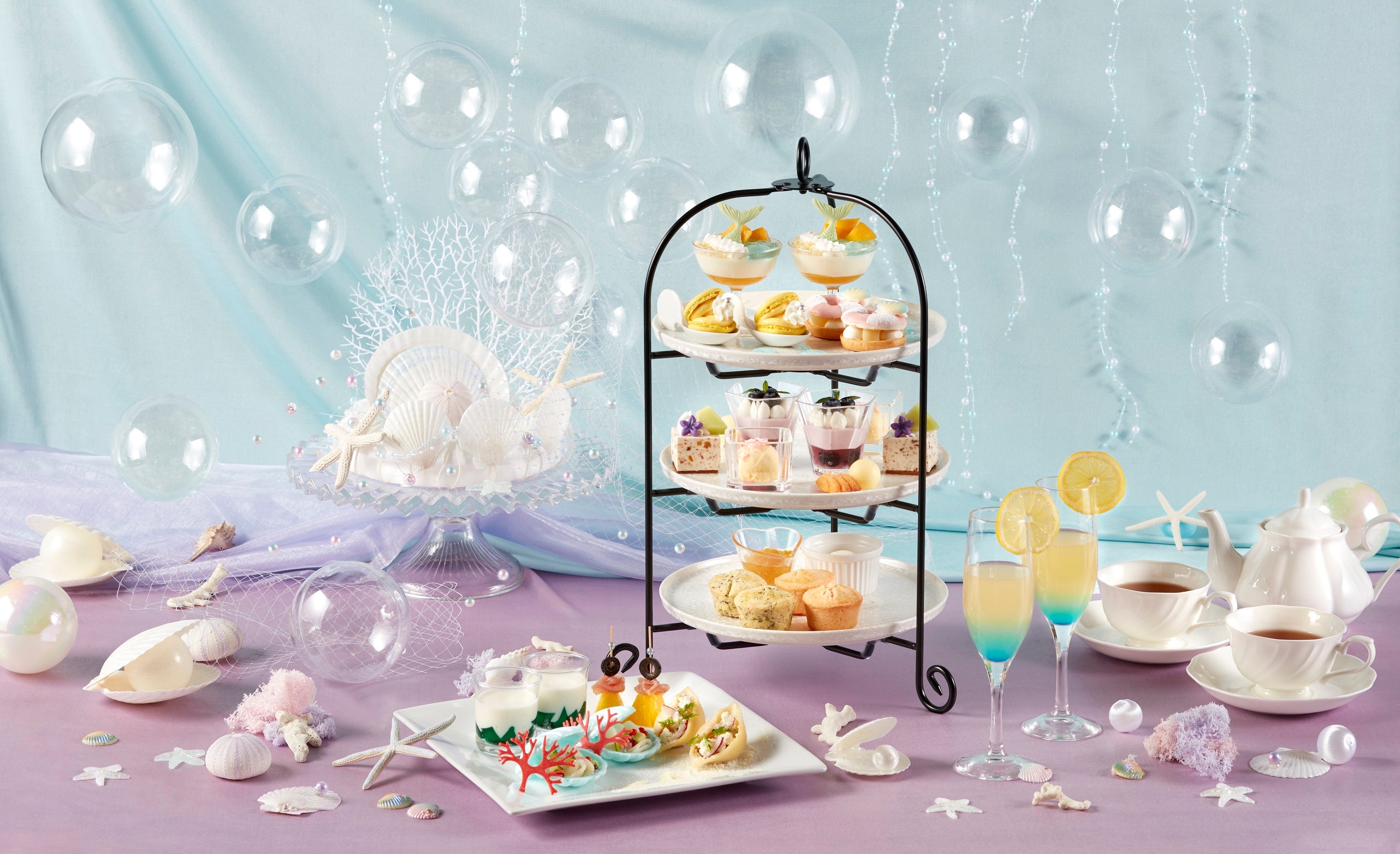 Mermaid Afternoon Tea Set ～sound of the sea～イメージ