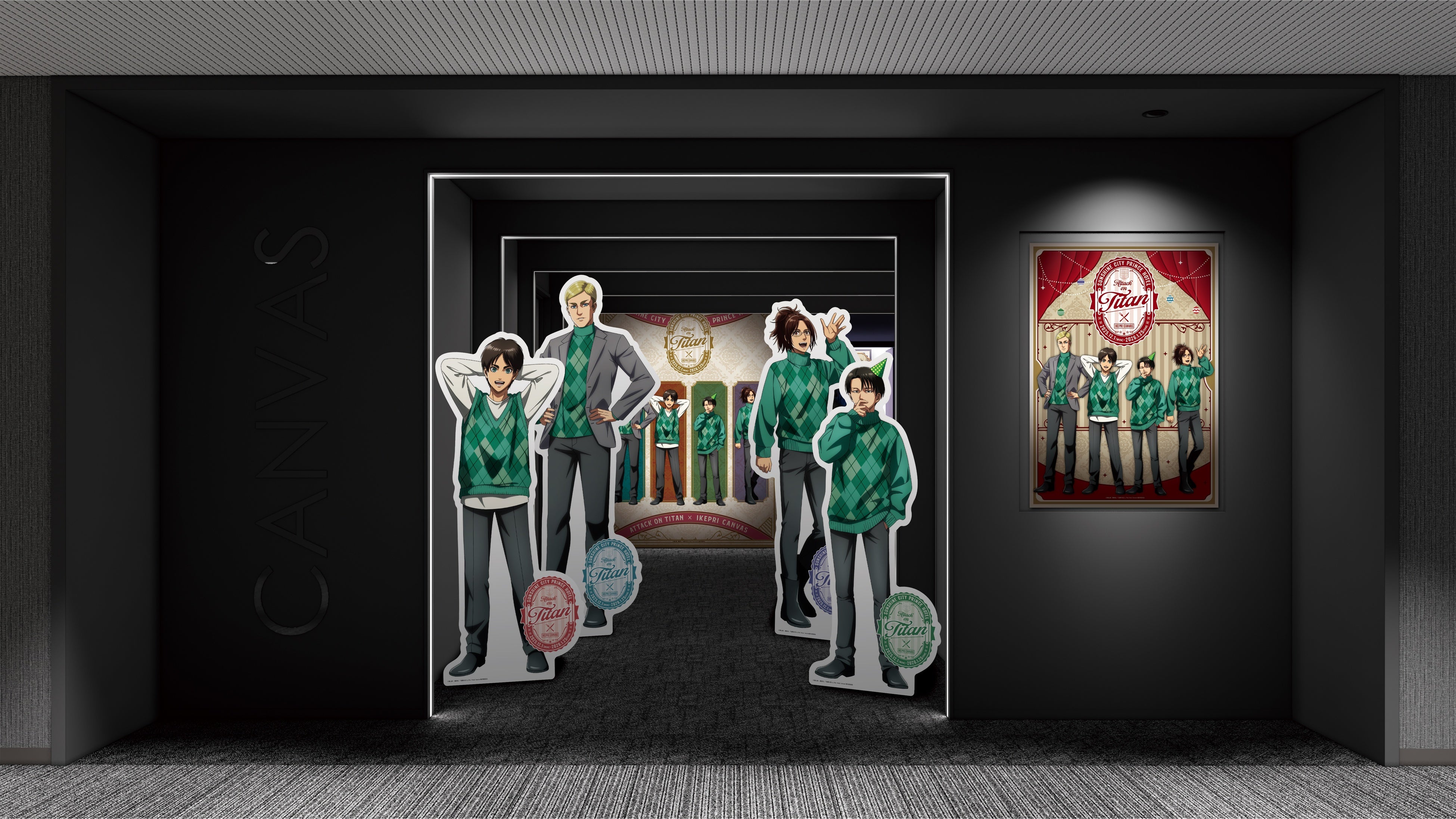 プリンスホテル 進撃の巨人 エルヴィン アクリルスタンド 宿泊者限定特典 プリンスホテル 進撃の巨人 エルヴィン アクリルスタンド 宿泊者