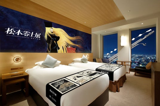 【名古屋プリンスホテル スカイタワー】「松本零士展 創作の旅路」の開催に合わせ、作品の世界を楽しめる客室・メニューをご用意「銀河鉄道999」とのコラボレーション第二弾 コラボルームを販売 【名古屋プリンスホテル スカイタワー】「松本零士展 創作の旅路」の開催に合わせ、作品の世界を楽しめる客室・メニューをご用意「銀河鉄道999」とのコラボレーション第二弾 コラボルームを販売