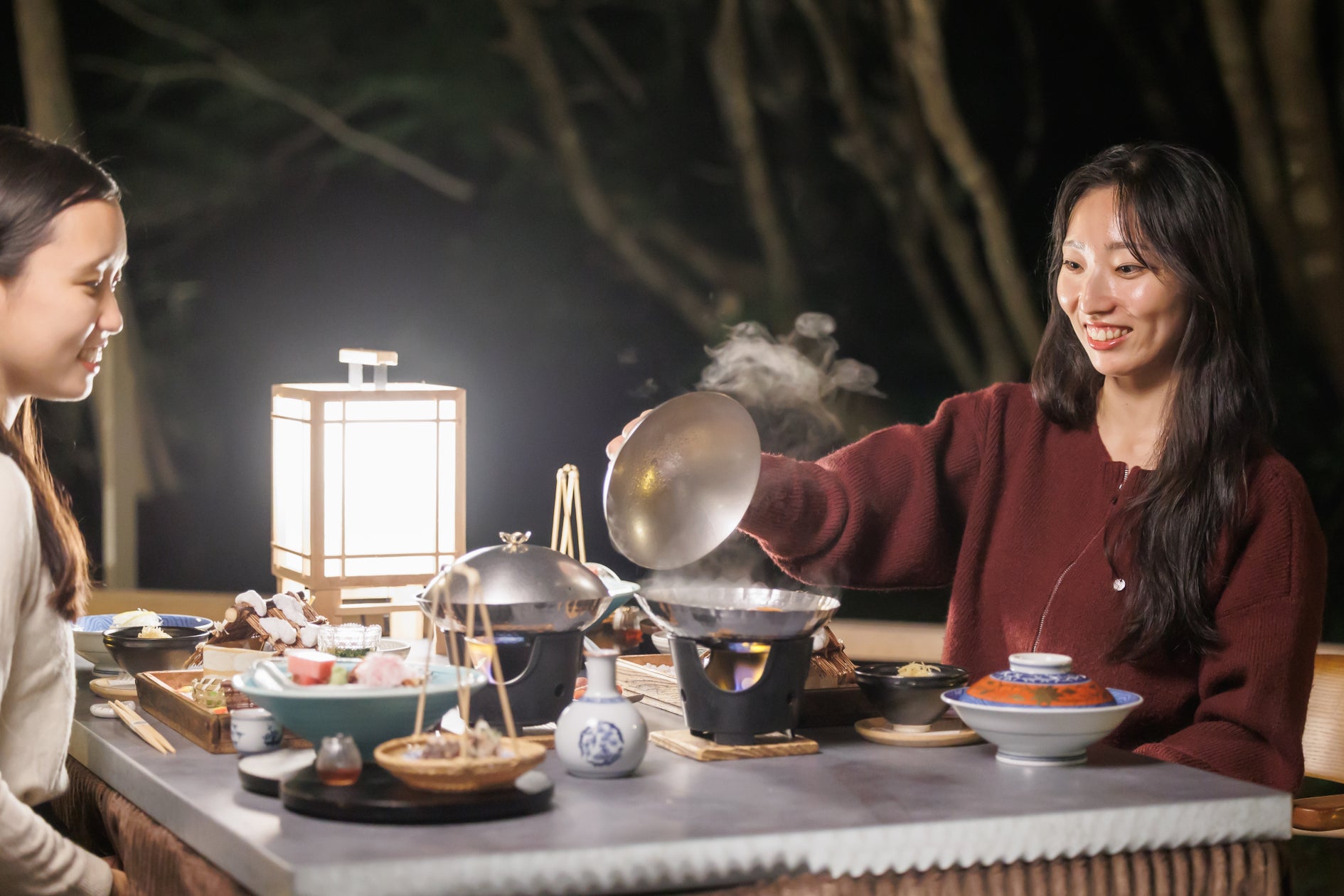 【奥湯河原温泉 海石榴】冬の旬を愉しむ特別美食プランを販売~アンコウ鍋と蟹・クエ・いくらの炊き込みご飯で味わう冬の贅~