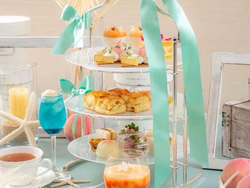 Peach Vacation Afternoon Tea