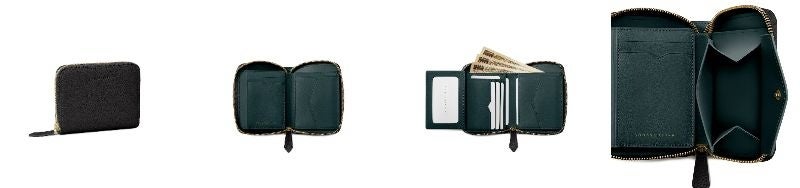 ミディアム ファンクショナル ジップウォレット シュリンクレザー