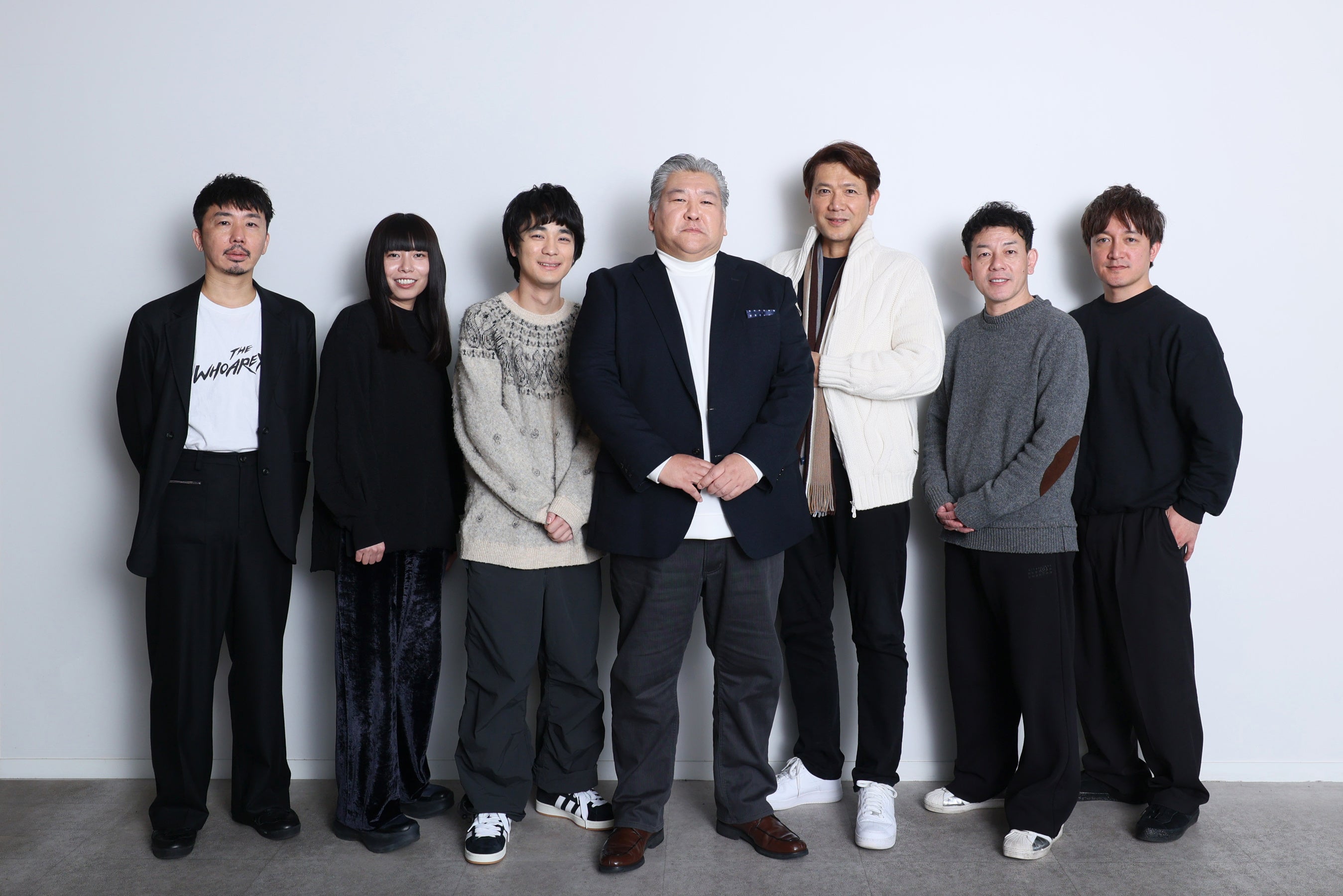 左から審査員 佐藤 渉(TYO) 、金野 恵利香（TYO）、蓮見 翔さん（ダウ90000主宰）早船 浩(TYO)、 別所 哲也さん（国際短編映画祭代表）、浜崎 慎治さん（CMディレクター）、松井 一紘（FIELD MANAGEMENT EXPAND）