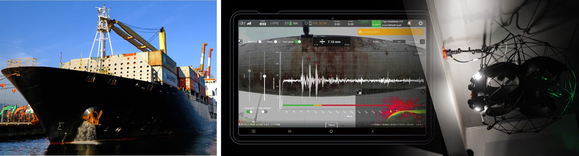 超音波厚さ測定が可能なドローン「ELIOS 3 UT検査ペイロード」、日本海事協会(ClassNK)の認証を取得 | ブルーイノベーション株式会社のプレスリリース