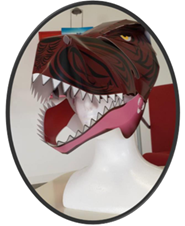 恐竜変身マスク