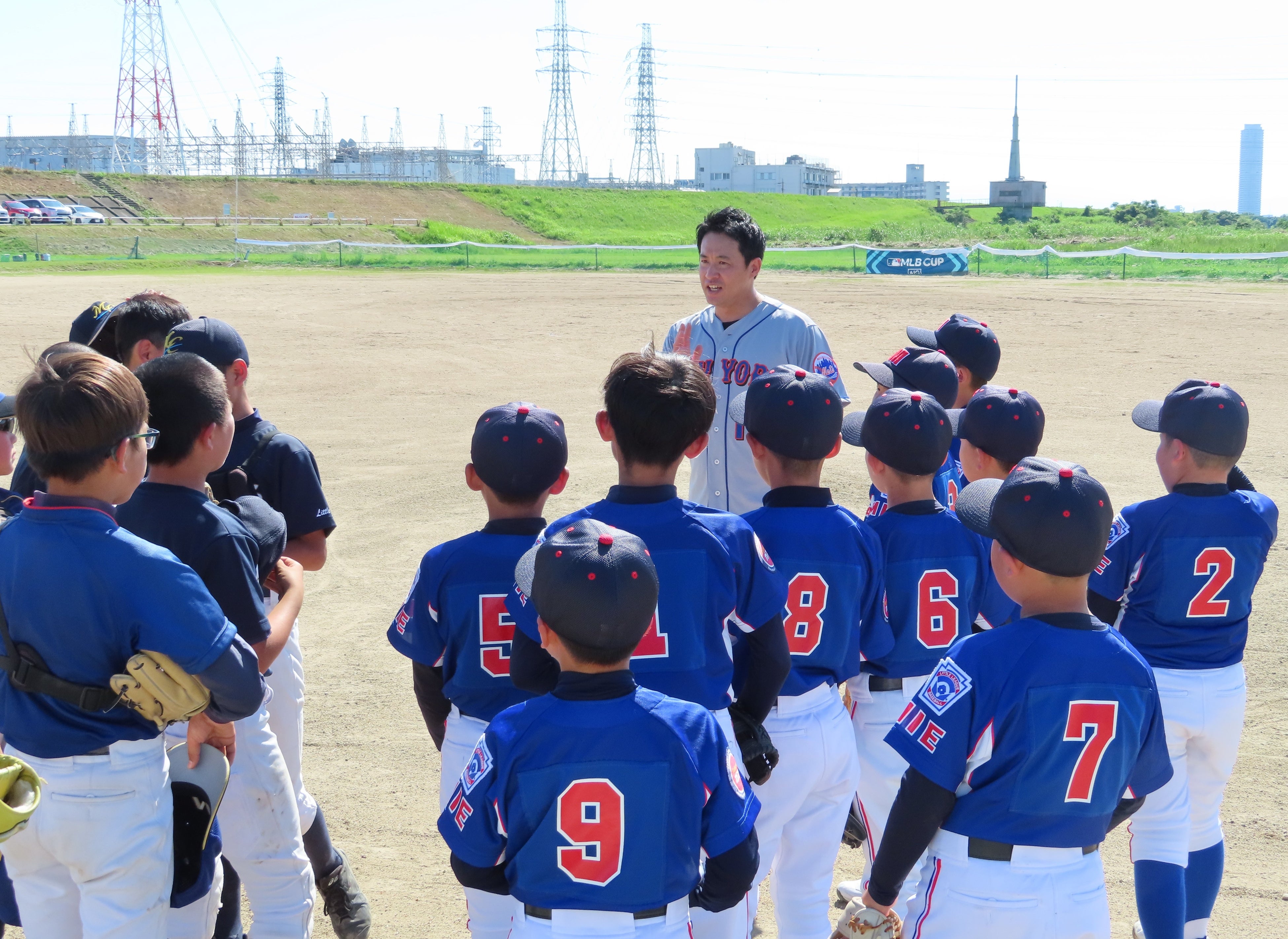 名古屋野球教室の様子