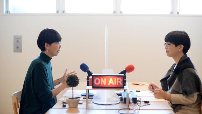 ▲ 写真（左）店長 佐藤（右）スタッフ 青木