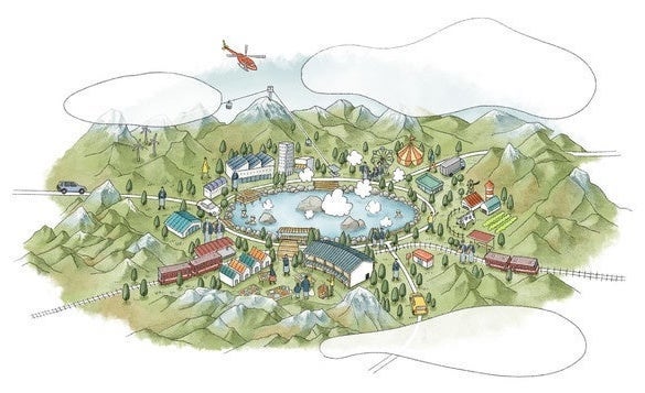 ライフカルチャープラットフォーム「北欧、暮らしの道具店」イメージ図 独自の世界観（ライフ・カルチャー）があふれるサービスを体験できる リゾートパークのようなプラットフォーム