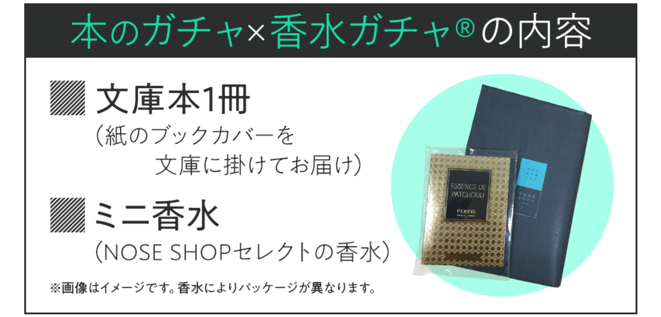 五感を刺激する新たな読書体験を。「本のガチャ × 香水ガチャ®️」が3